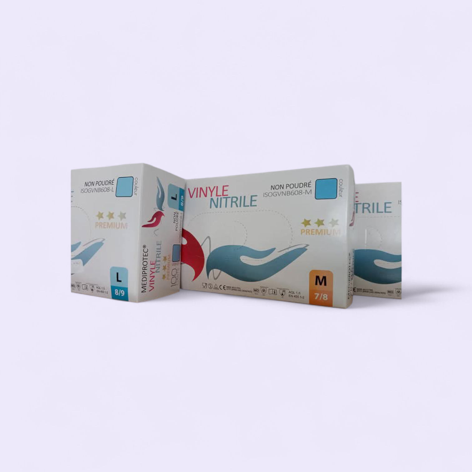 Gants vinyle nitrile